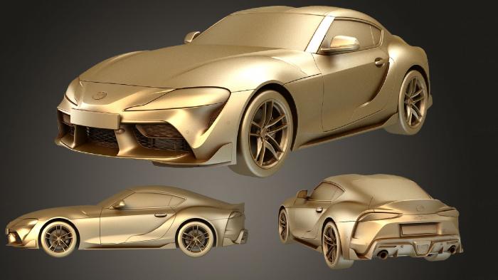 نموذج ثلاثي الأبعاد لآلة CNC السيارات والنقل تويوتا سوبرا 2020